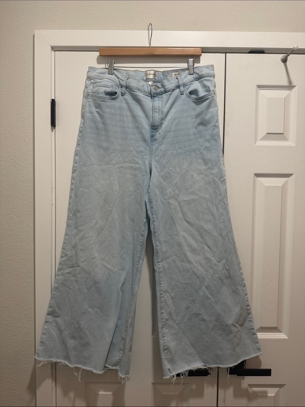 Frame Le Palazzo Crop Wide Leg Jeans‎ Size 34